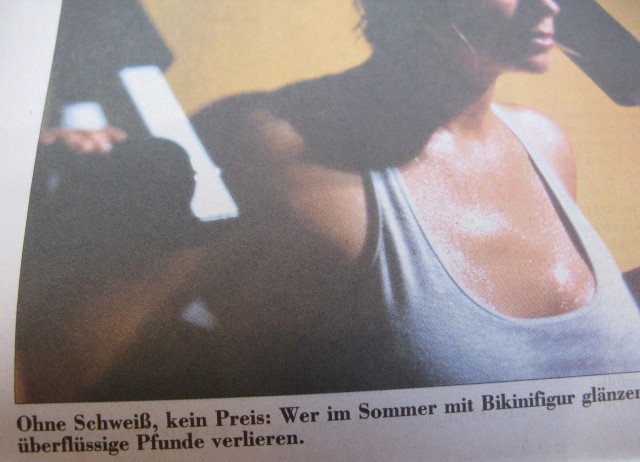 Ohne Schweiss, kein Preis